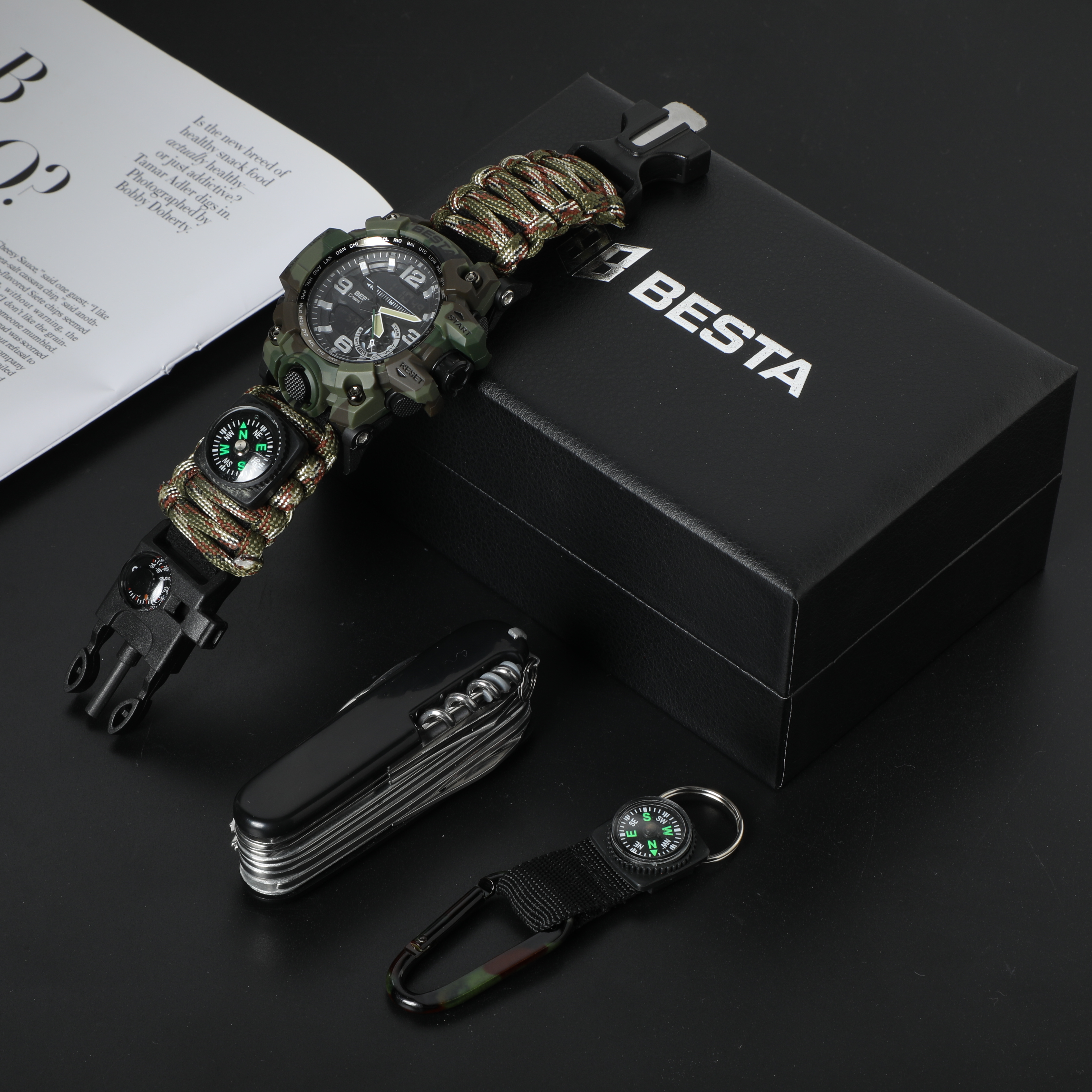 Купити Besta Box Military Set подарунковий набір, з компасом