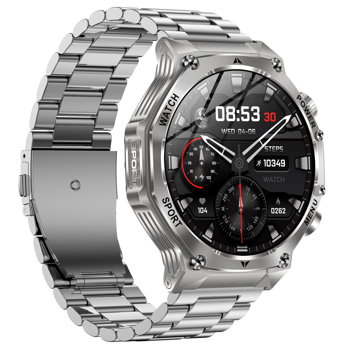 Купити Smart Surf X Pro Silver Steel, 2 ремінці