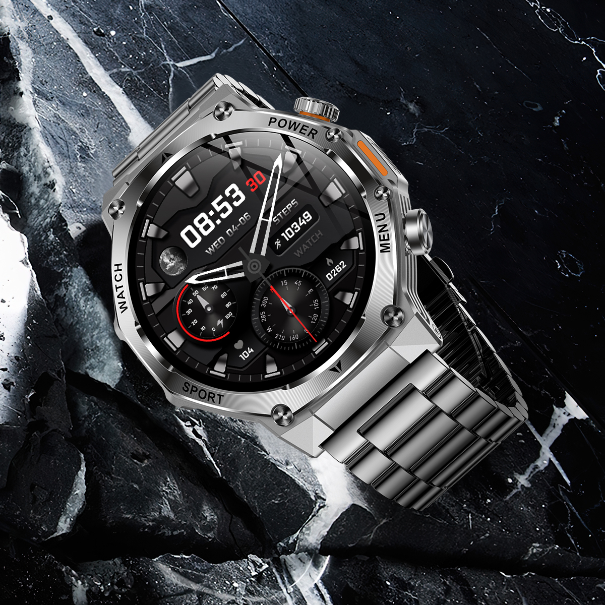 Купити Smart Surf X Pro Silver Steel, 2 ремінці
