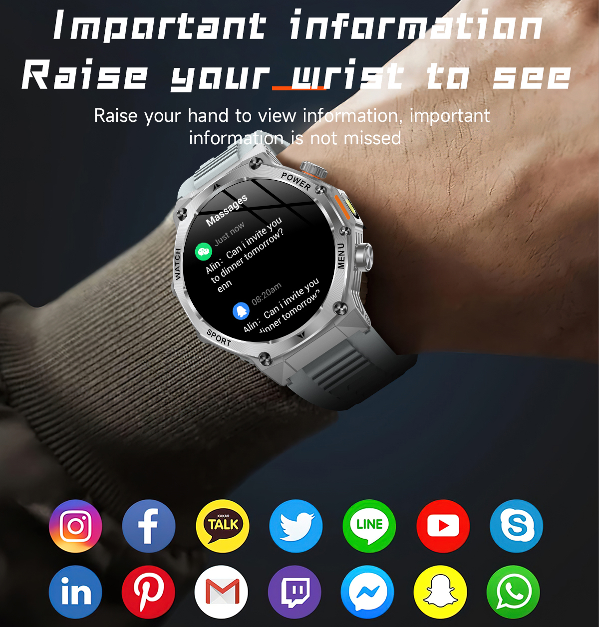 Купити Smart Surf X Pro Silver Steel, 2 ремінці