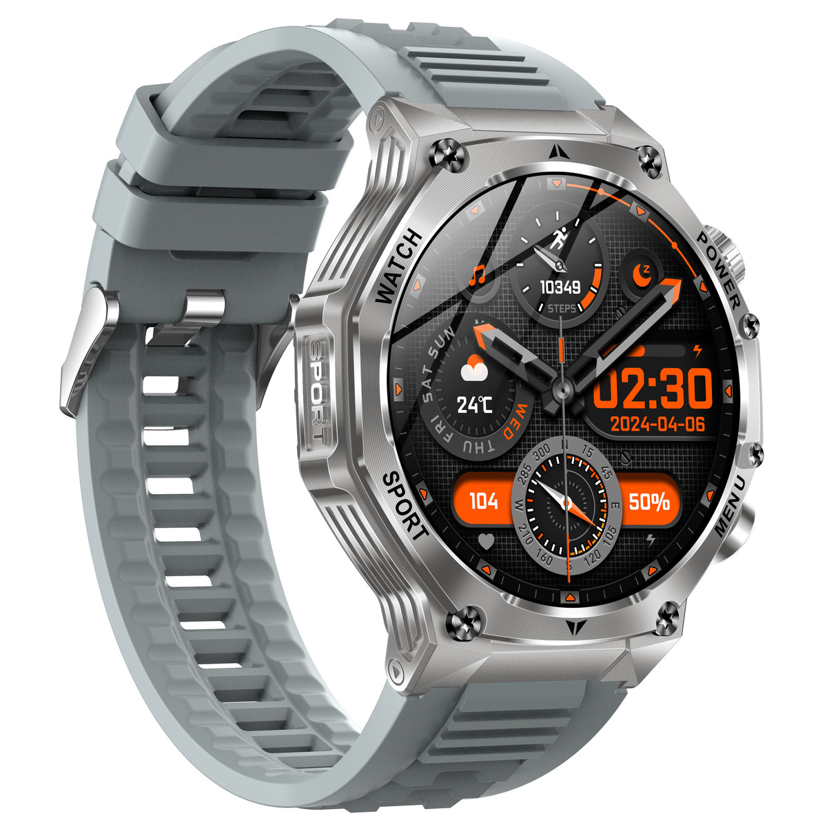 Купити Smart Surf X Pro Silver Grey, 2 ремінці