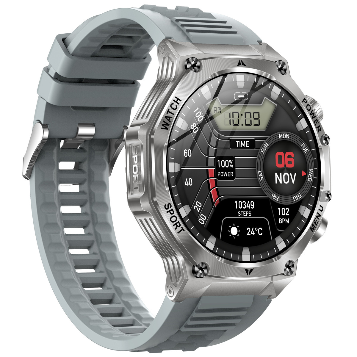 Купити Smart Surf X Pro Silver Grey, 2 ремінці