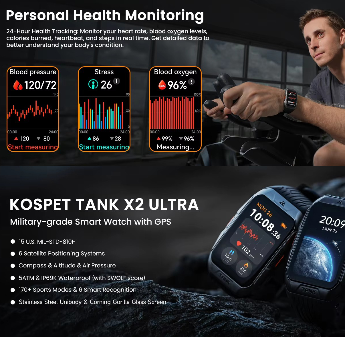 Купити Kospet TANK X2 Silver