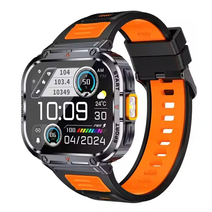 Купити Розумний годинник Modfit Carbon Blade Orange (1077-0325) з вологозахистом IP68 та функцією дзвінків