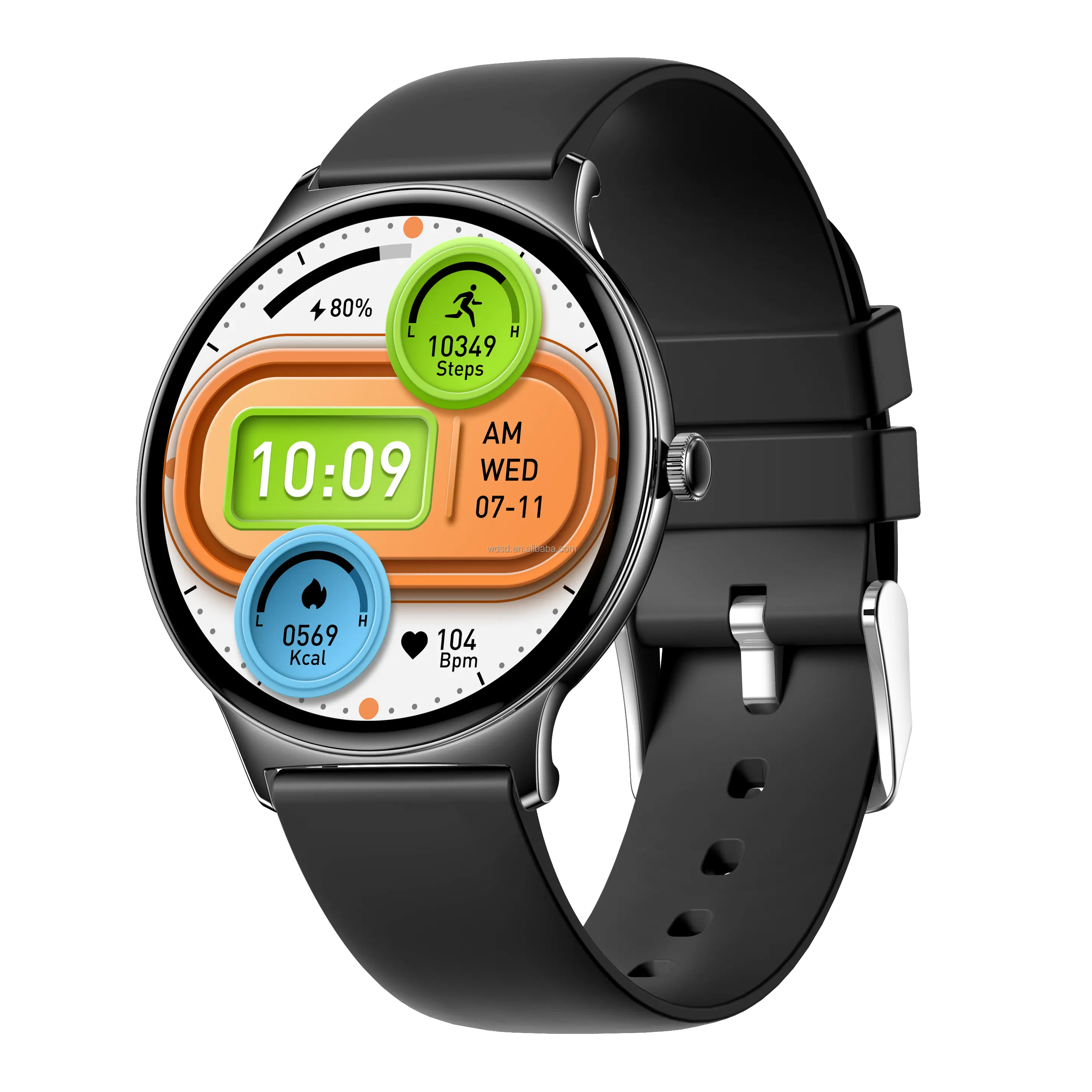 Купити Розумний годинник Modfit Business Pro Black (1077-0330) з AMOLED дисплеєм та функцією дзвінків
