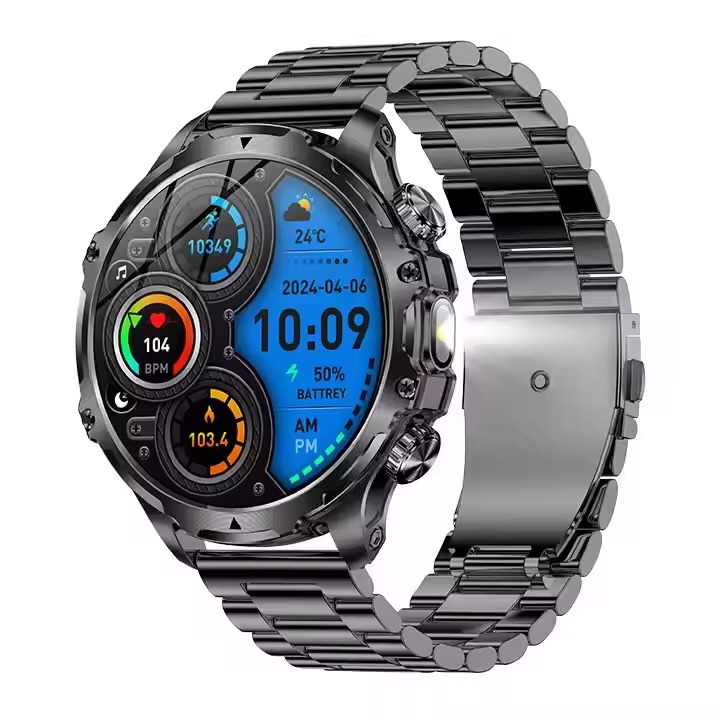 Купити Розумний годинник Modfit Tactic Blaze Black Steel з металевим браслетом та акумулятором 700 mAh
