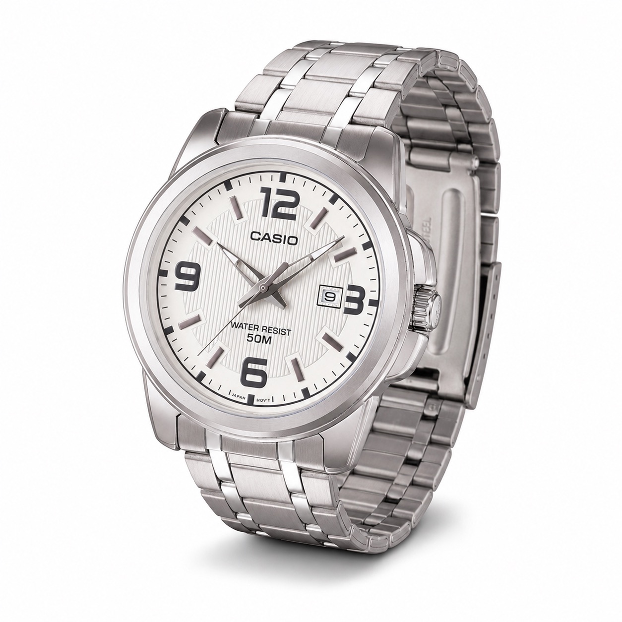 Купити Чоловічий годинник Casio MTP-1314D-7A — класична модель з мінеральним склом та водозахистом 5 ATM