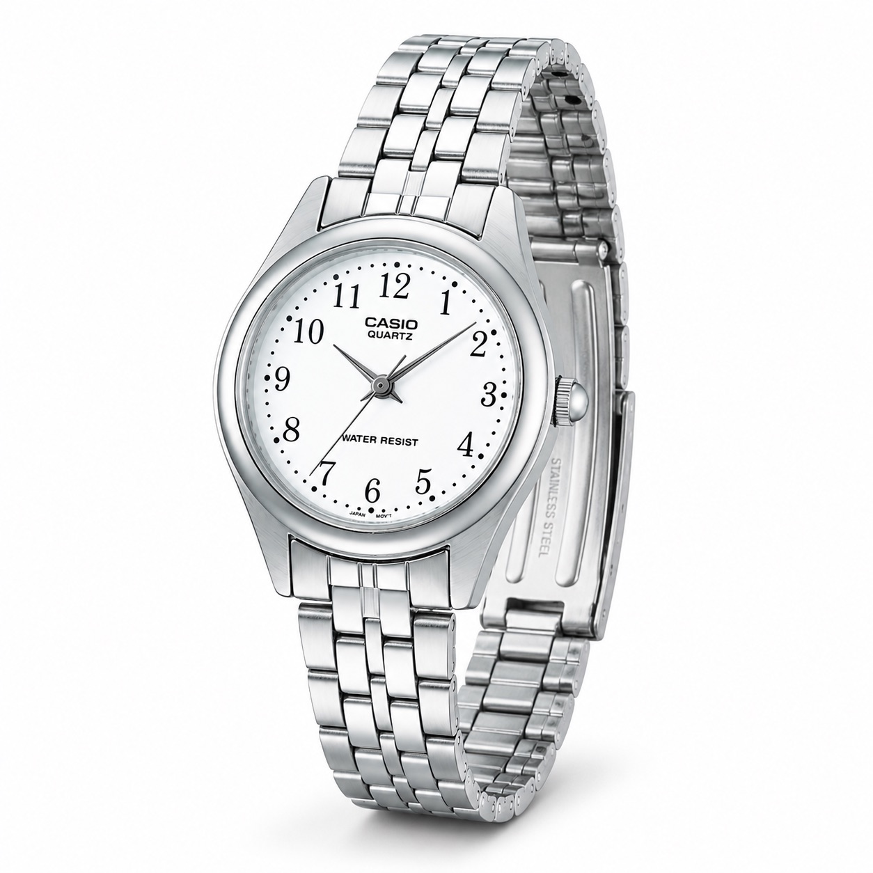 Купити Жіночий годинник Casio LTP-1129A-7B — Класична модель з мінеральним склом та сталевим браслетом
