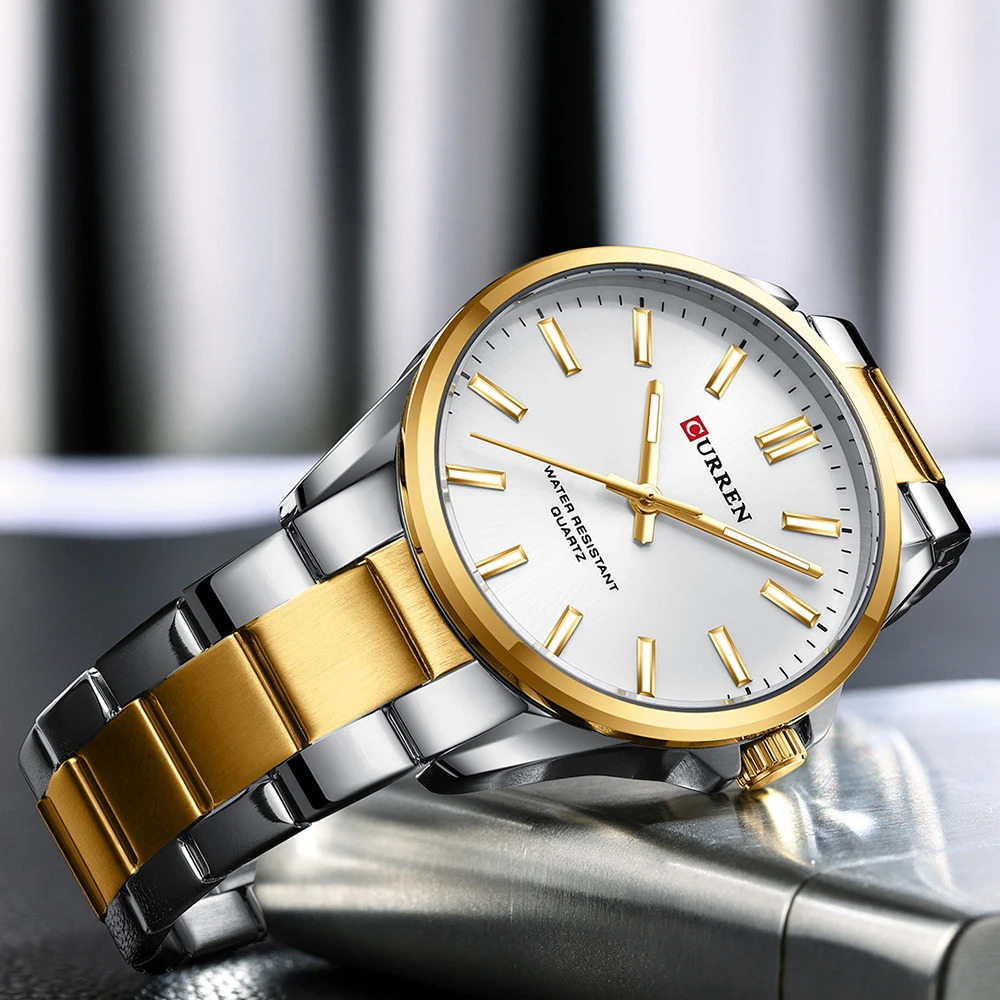 Купити Curren 9090 Silver-Gold-Silver