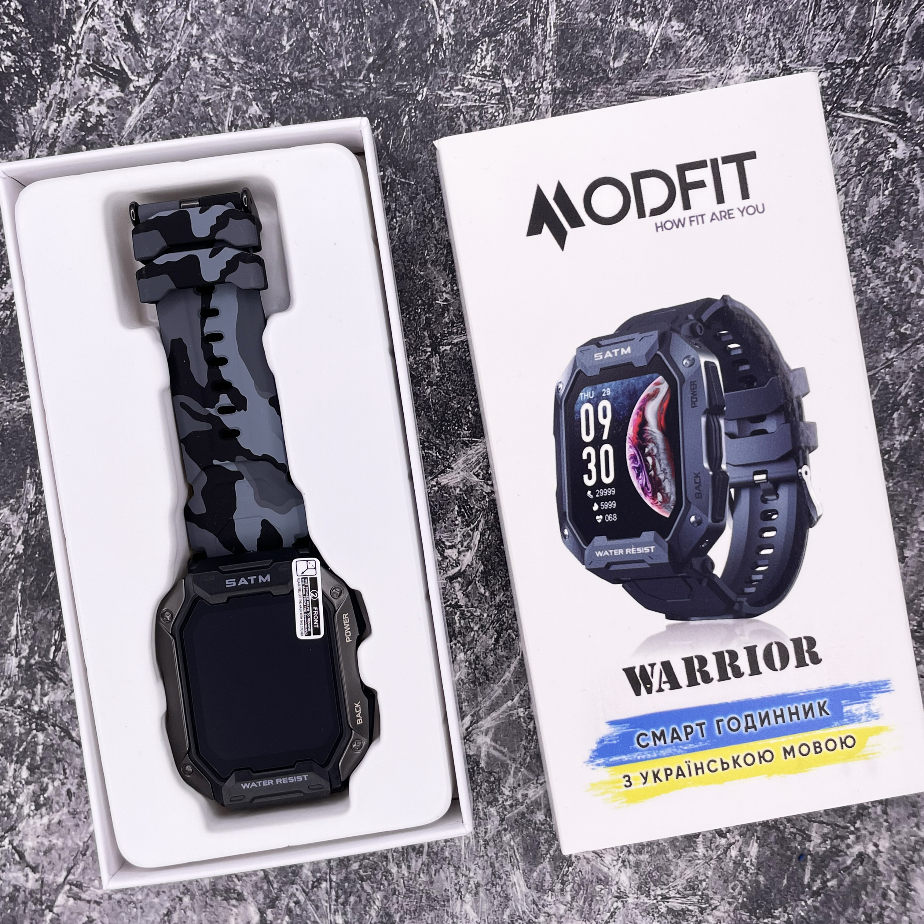 Купити Modfit Warrior All Black Camo Band