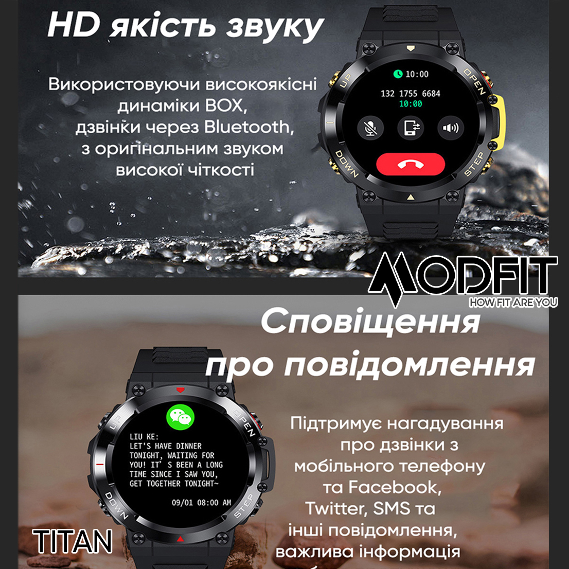 Купити Modfit Titan Black-Gold 35 мм.