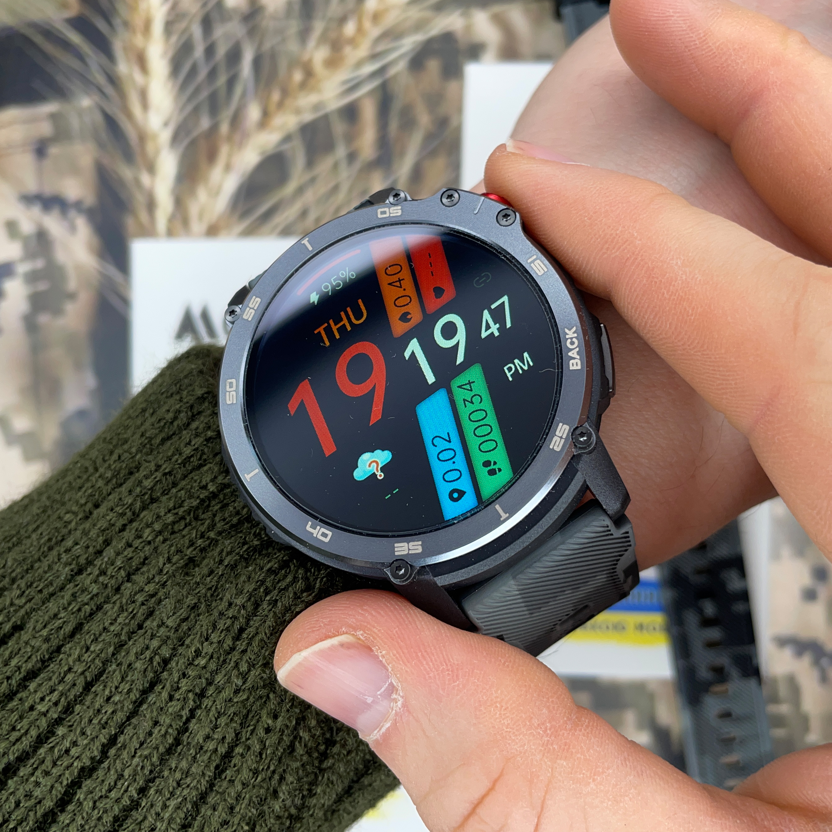 Купити Розумний годинник Modfit Sniper Pro All Black 41 мм (1077-0218) — Чоловічий смарт-годинник з IP68 та Bluetooth 5.1