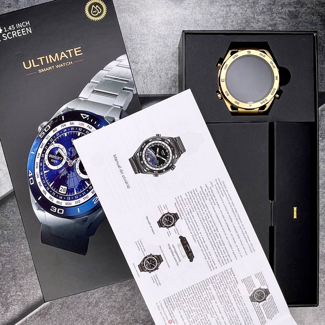 Купити Розумний годинник Modfit SK4 Ultimate Gold (1077-0240) з вологозахистом 5 ATM та сталевим корпусом