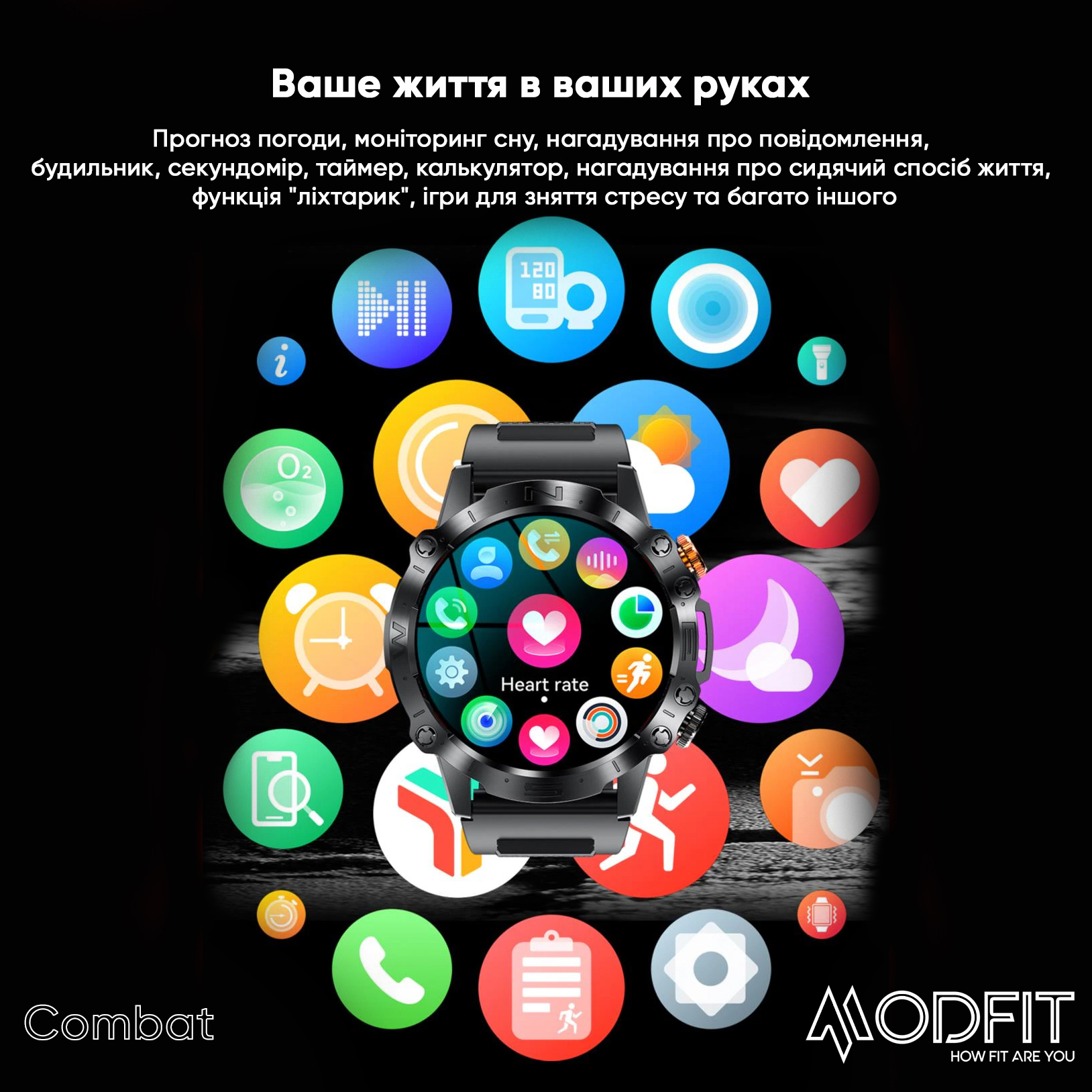 Купити Modfit Combat Silver Orange