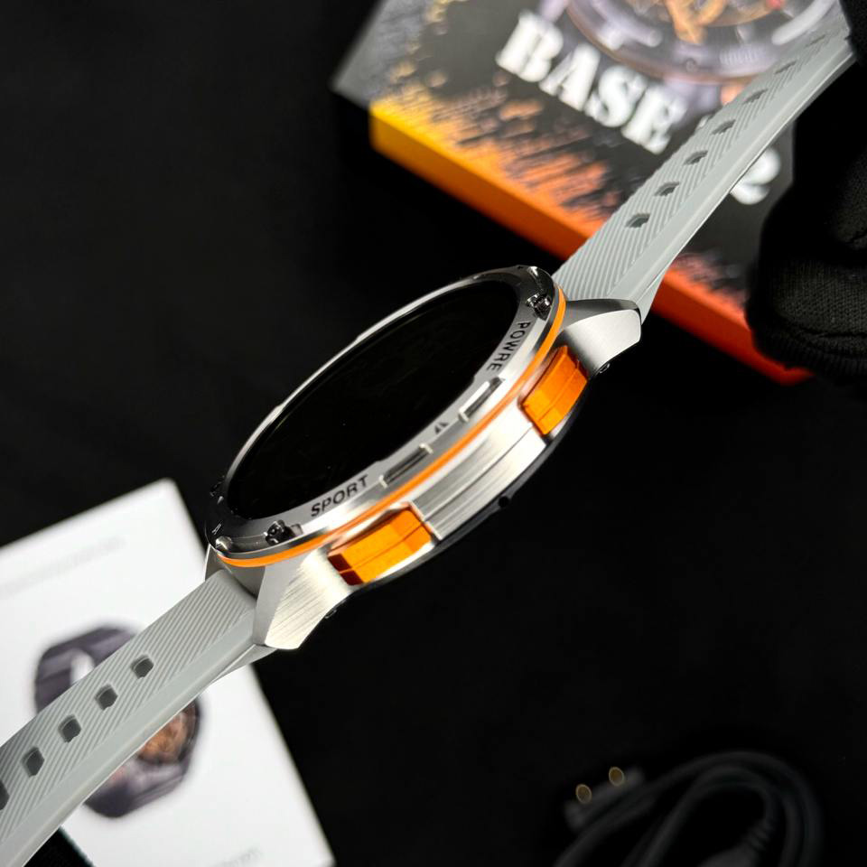 Купити Розумний годинник Modfit Base T2 Silver зі сріблястим корпусом, AMOLED дисплеєм та захистом IP67