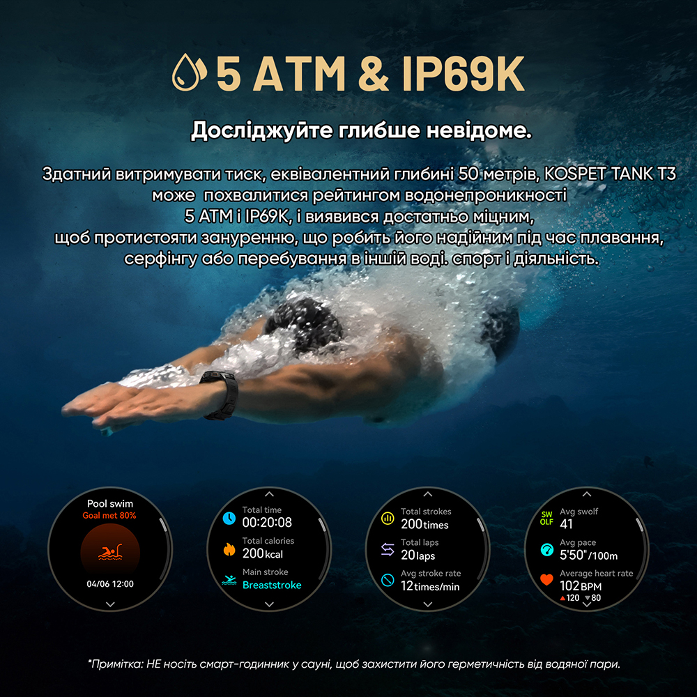 Купити Kospet TANK T3 Silver