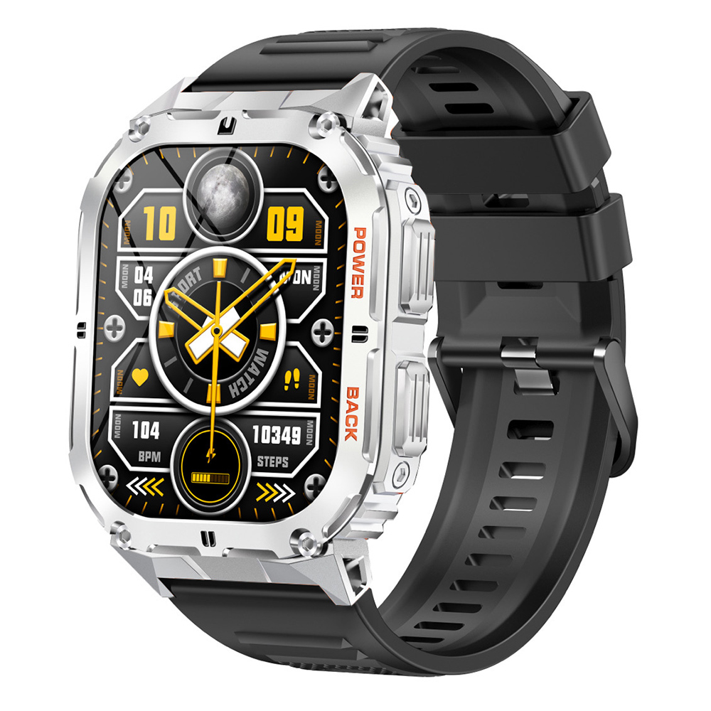 Купити Розумний годинник Modfit Navi Compass Silver-Black з AMOLED дисплеєм та вбудованим компасом