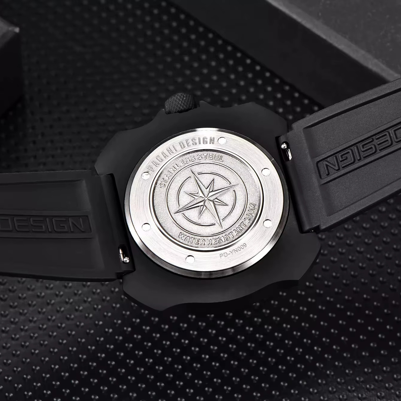 Купити Чоловічий годинник Pagani Design PD-YN009 Black-Camo Blue з сапфіровим склом та механізмом Seiko NH35