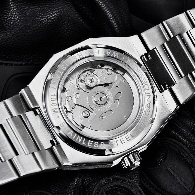 Купити Чоловічий механічний годинник Pagani Design PD-1673 Silver-Silver з сапфіровим склом та автопідзаводом