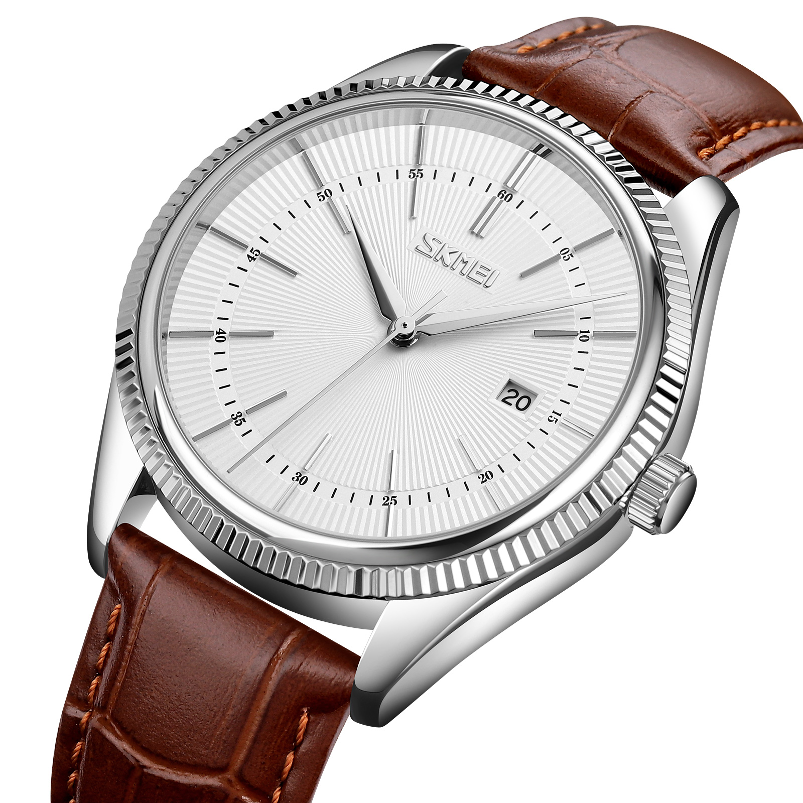 Купити Skmei 9298SISIBN Silver Silver-Brown SALE