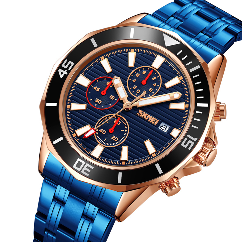 Купити Skmei 9335RGBU Rose Gold-Blue