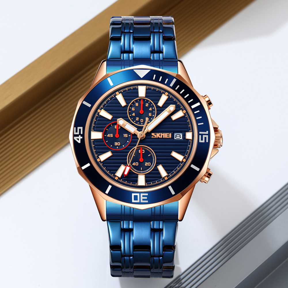 Купити Skmei 9335RGBU Rose Gold-Blue