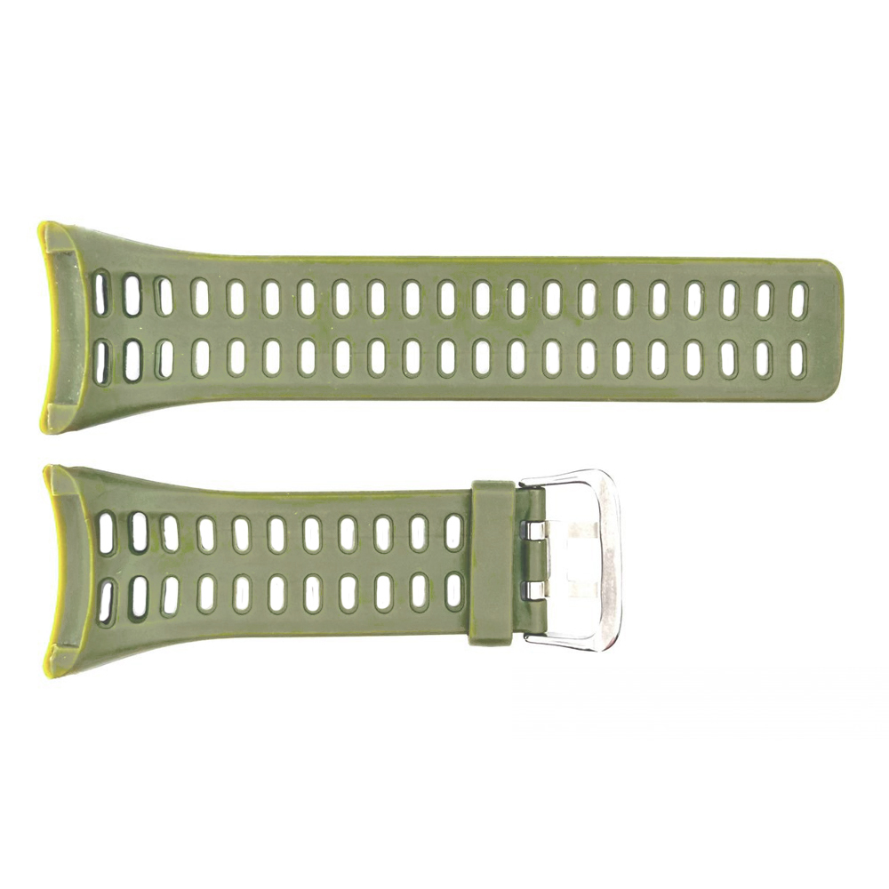 Купити Ремінець для годинника Skmei 1251/1250/1360/1167 Army Green зелений каучуковий 25 см