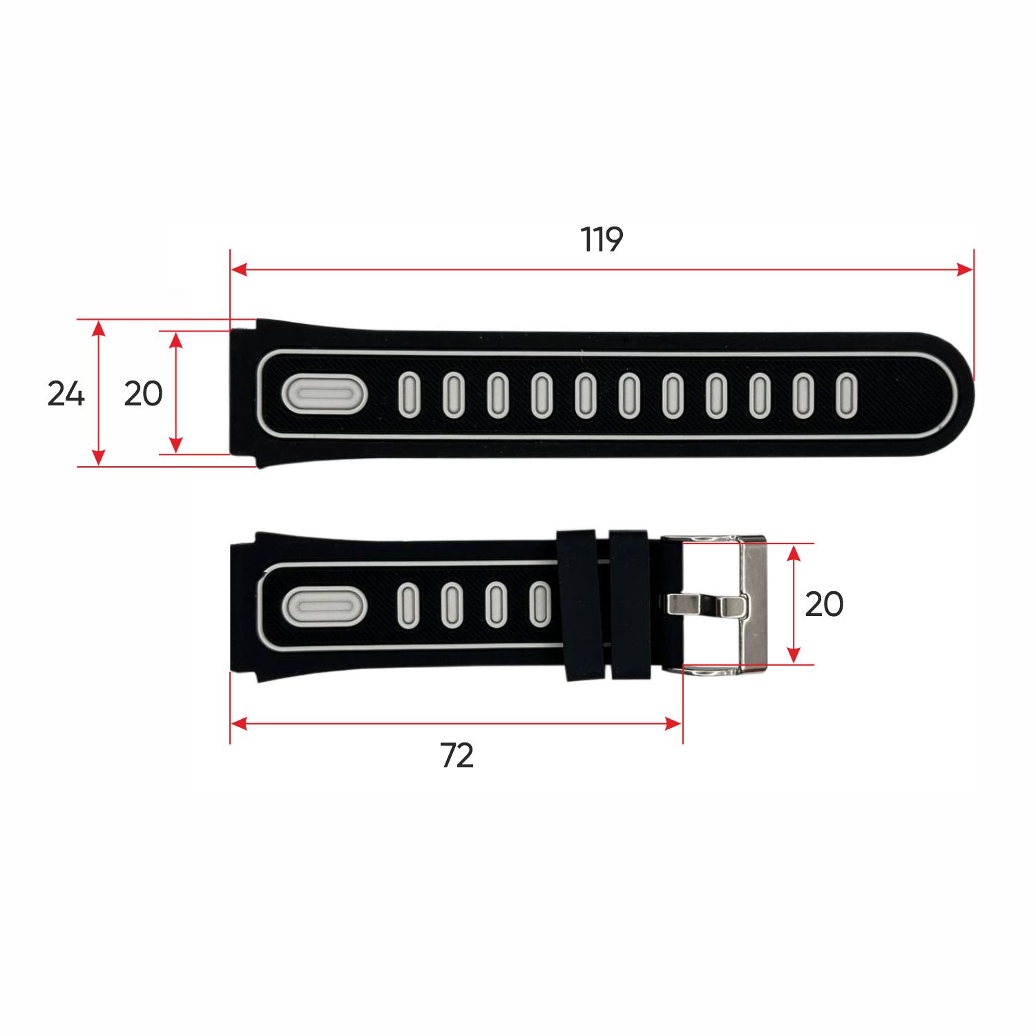 Купити Ремінець для смарт годинника DF91 Black
