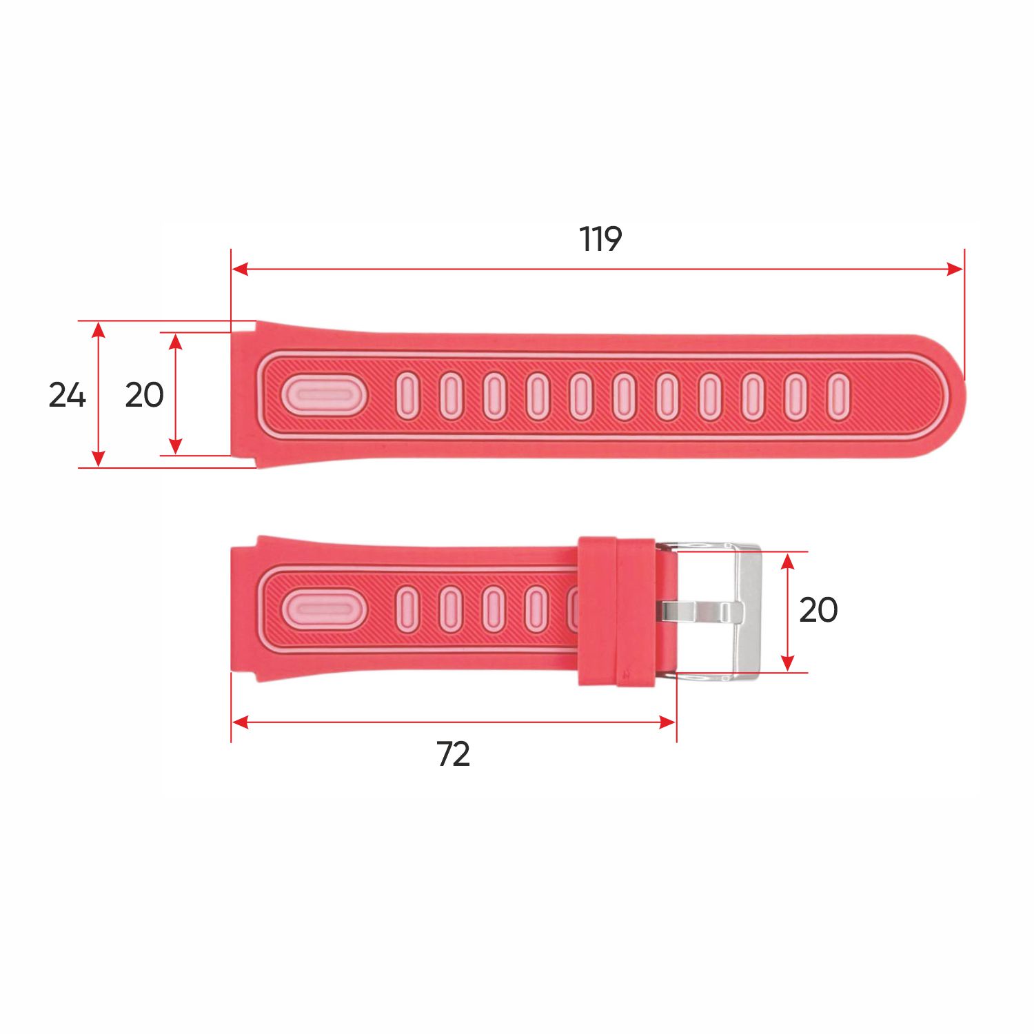 Купити Ремінець для смарт годинника DF91 Pink