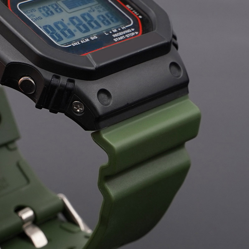 Купити Ремінець для Casio G-Shock DW-6900 Red BK червоний поліуретановий (1051-0832)