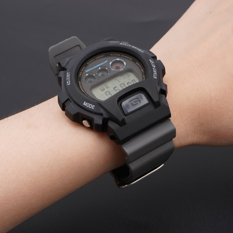 Купити Ремінець Casio accessories для Casio G-Shock DW-6900 Gray BK поліуретановий сірий