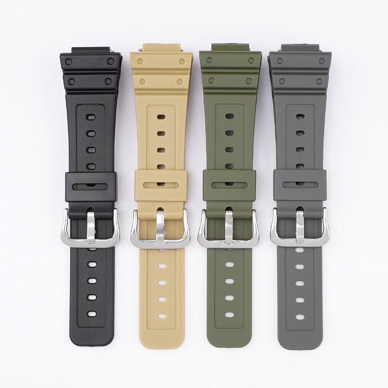 Купити Ремінець для годинника Casio G-Shock GA-2100 Beige SI, бежевий поліуретановий браслет