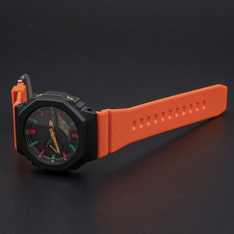 Купити Ремінець Casio G-Shock GM-2100 Orange SI помаранчевий поліуретановий для GA-2100/2110