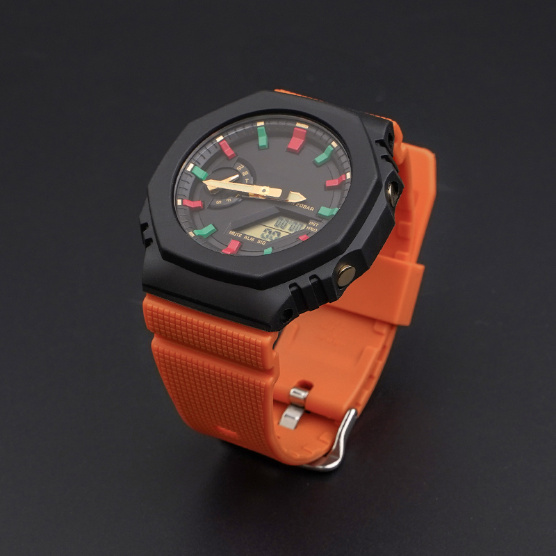 Купити Ремінець Casio G-Shock GM-2100 Orange SI помаранчевий поліуретановий для GA-2100/2110