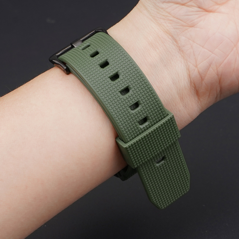Купити Ремінець Casio G-Shock GM-2100 Army Green SI поліуретановий для GA-2100/2110 зелений