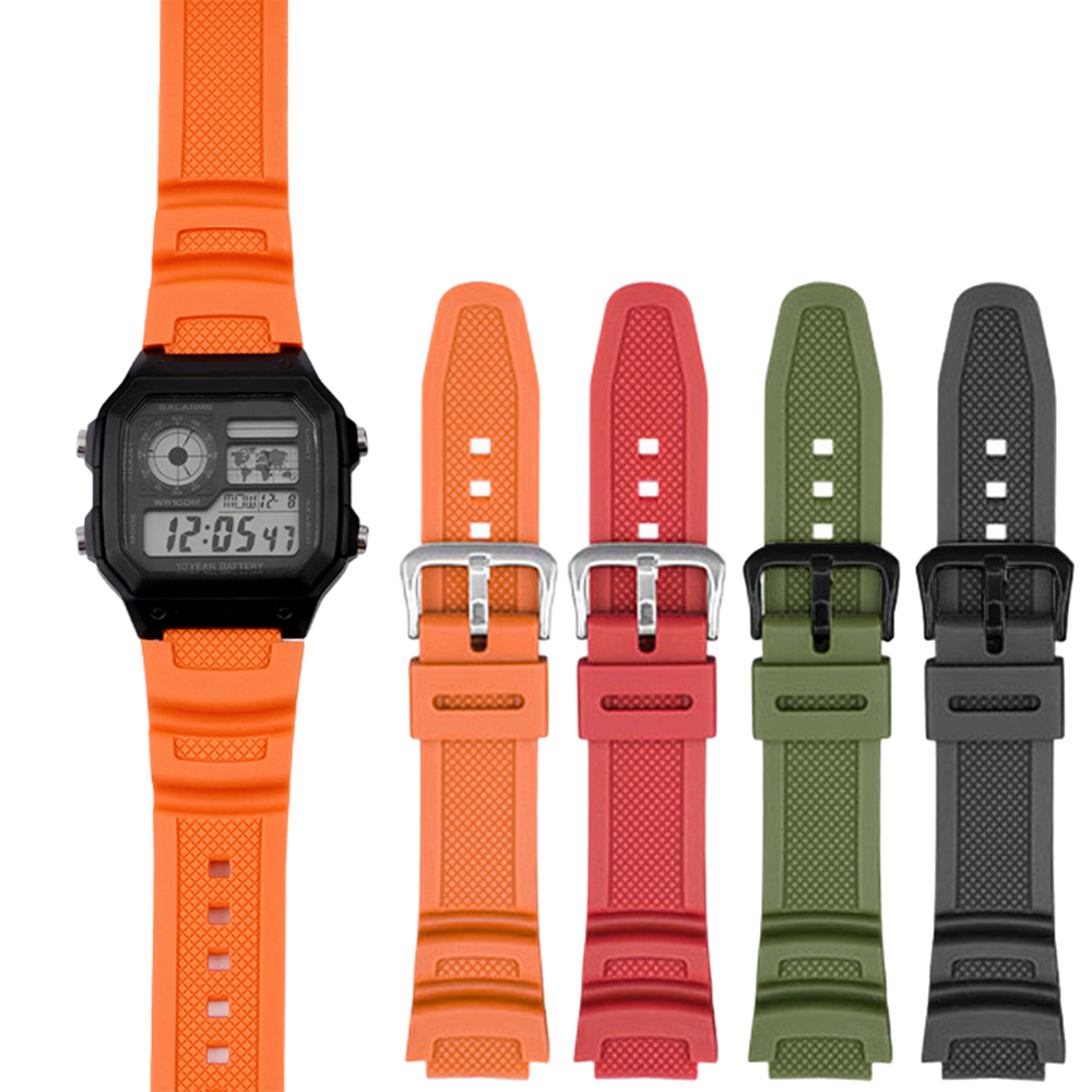 Купити Ремінець Casio accessories для G-Shock AE-1000/1200 Gray BK полімерний сірий (1051-0881)