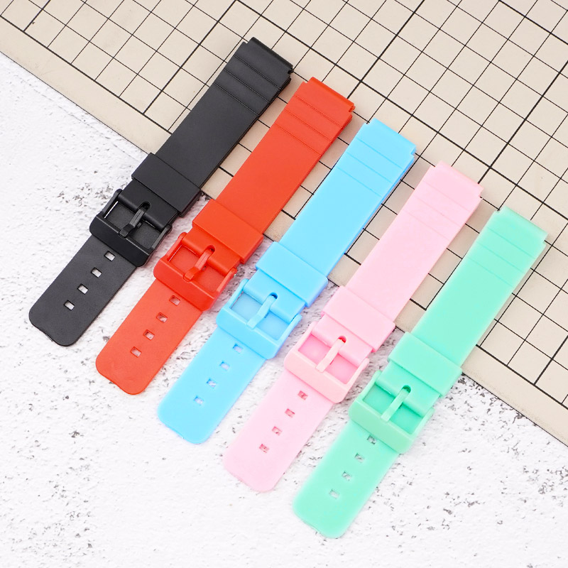 Купити Ремінець для Casio MQ-24 All Red червоний поліуретановий (SKU 1051-0890)
