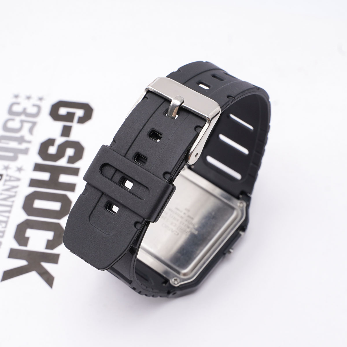 Купити Ремінець для годинника Casio CA-53W 20mm Black полімерний чорний (1051-0913)