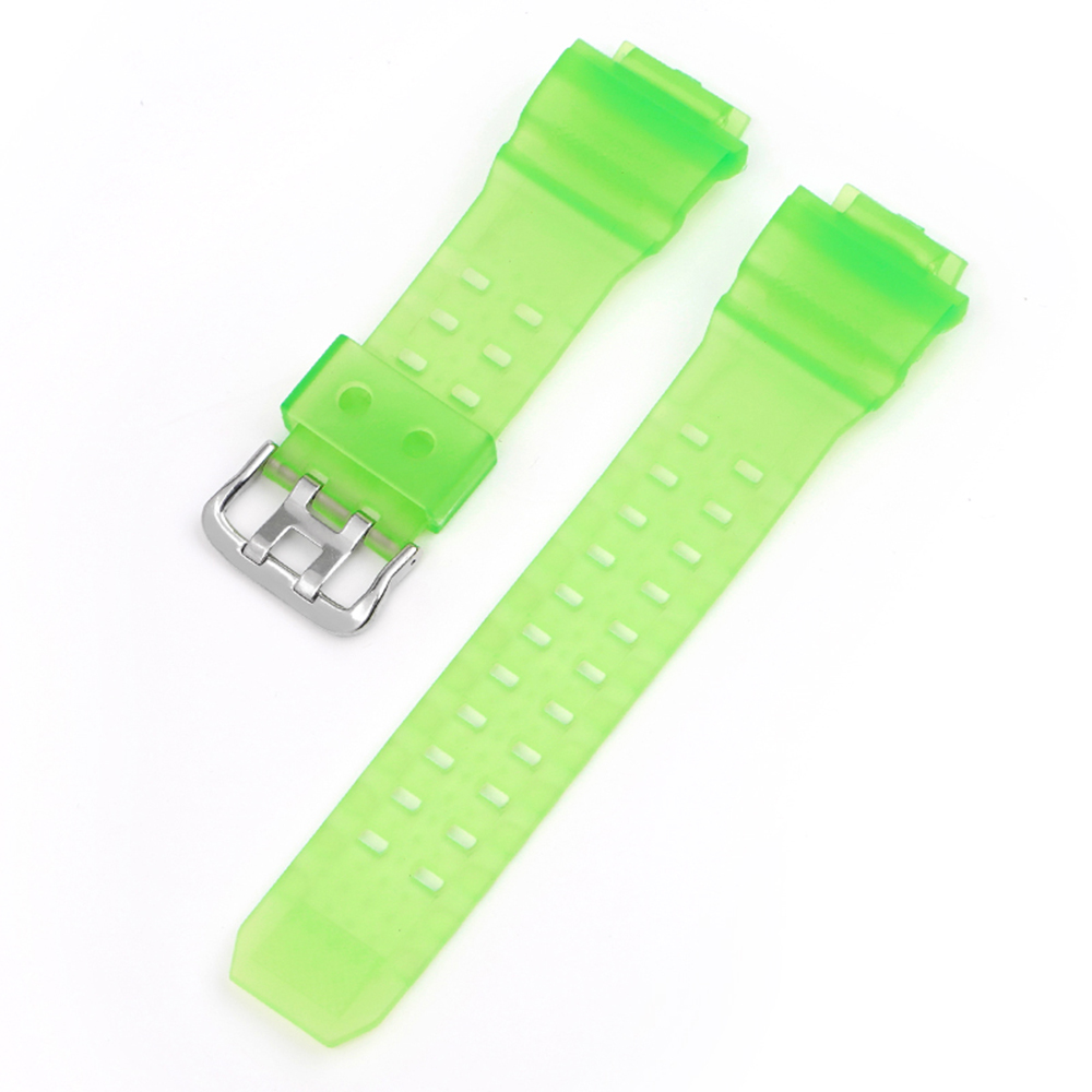 Купити Ремінець Casio accessories для G-Shock GW-9400, полімерний, 21.1 см, напівпрозорий світло-зелений (1051-0978)