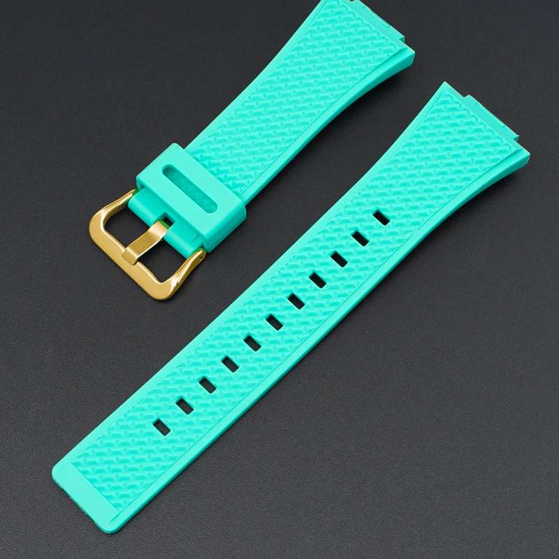 Купити Ремінець для Casio G-Shock GA-100/110 Light Green GD салатовий полімерний (1051-1111)