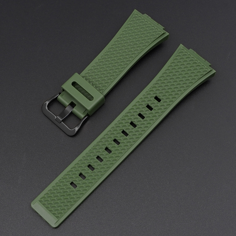 Купити Ремінець для Casio G-Shock GA-100/110 Army Green BK полімерний зелений (1051-1098)