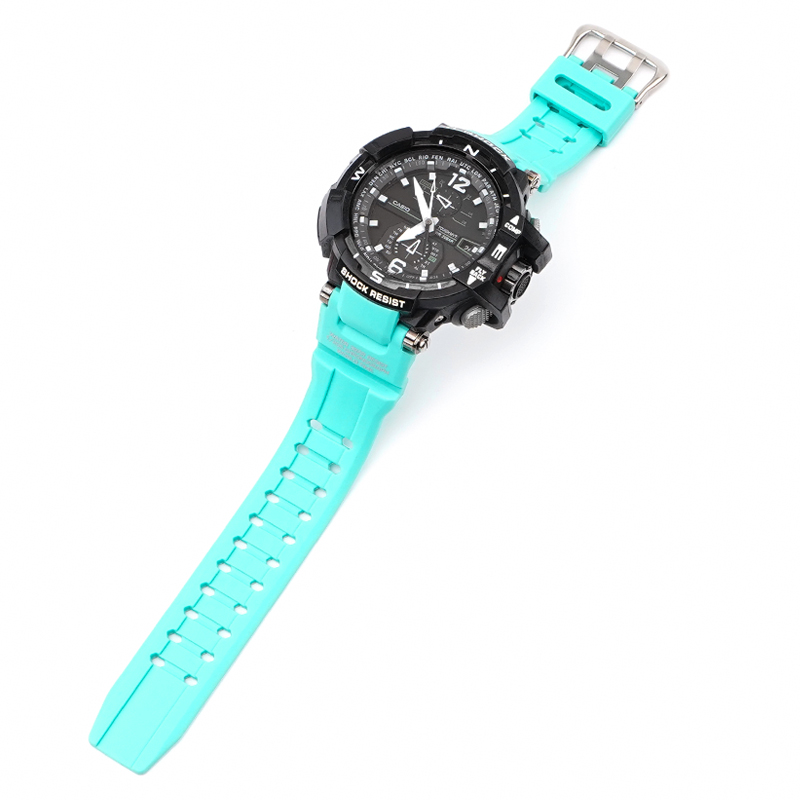 Купити Ремінець для годинника Casio G-Shock GA-1000 Blue SI полімерний блакитний 21.4 см