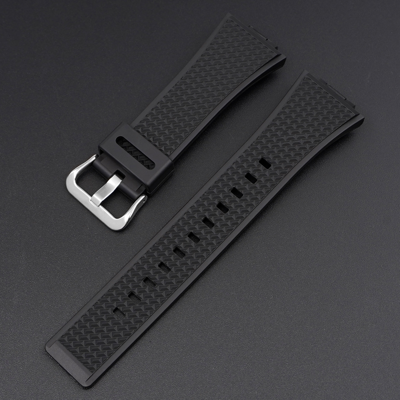 Купити Ремінець Casio accessories для Casio G-Shock GA-100/110 Black SI полімерний чорний 21.3 см (1051-1087)