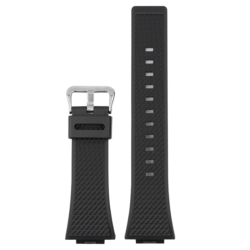 Купити Ремінець Casio accessories для Casio G-Shock GA-100/110 Black SI полімерний чорний 21.3 см (1051-1087)