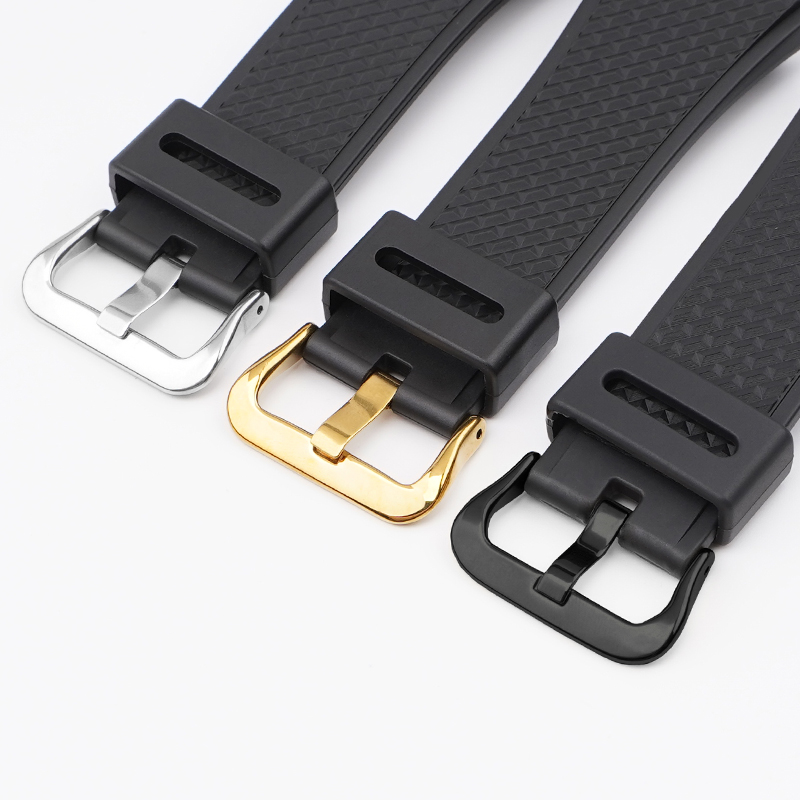 Купити Ремінець Casio accessories для Casio G-Shock GA-100/110 Black SI полімерний чорний 21.3 см (1051-1087)