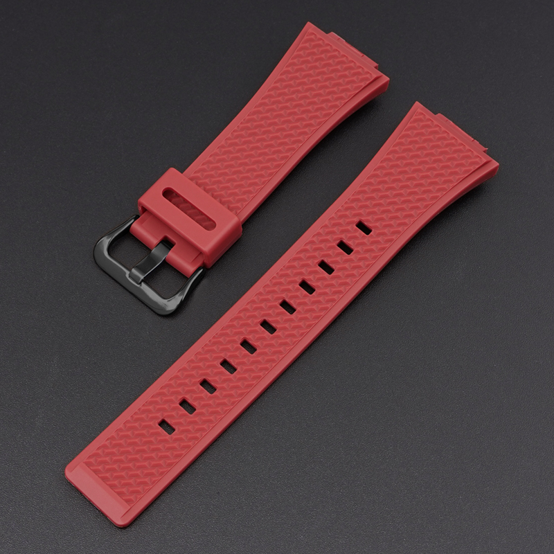 Купити Ремінець для Casio G-Shock GA-100/110 Red BK червоний полімерний 21.3 см (1051-1099)