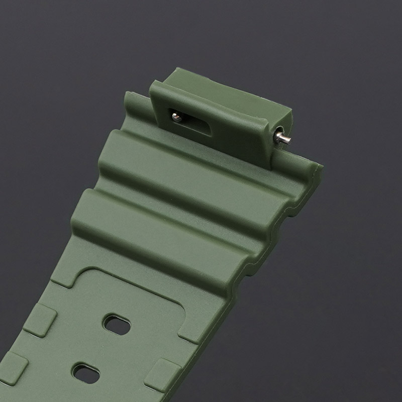 Купити Полімерний ремінець для Casio G-Shock GA-2100/2110 Orange SI помаранчевий 20.2 см