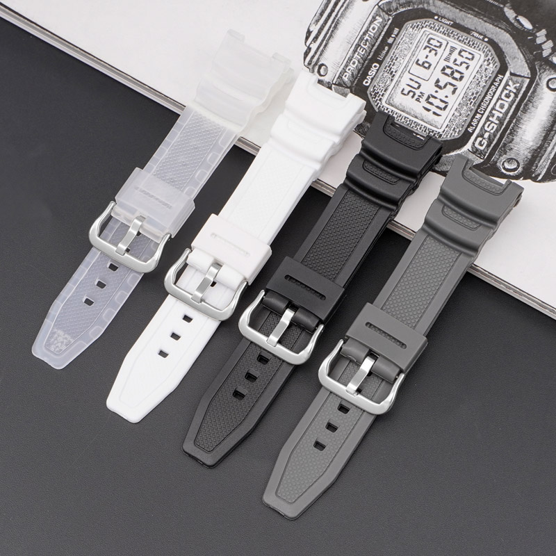Купити Ремінець Casio accessories для SGW-100 White SI полімерний білий (1051-1052)