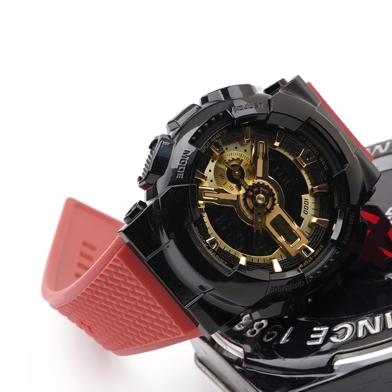 Купити Ремінець Casio accessories для G-Shock GA-100/110 полімерний червоний (SKU 1051-1090)