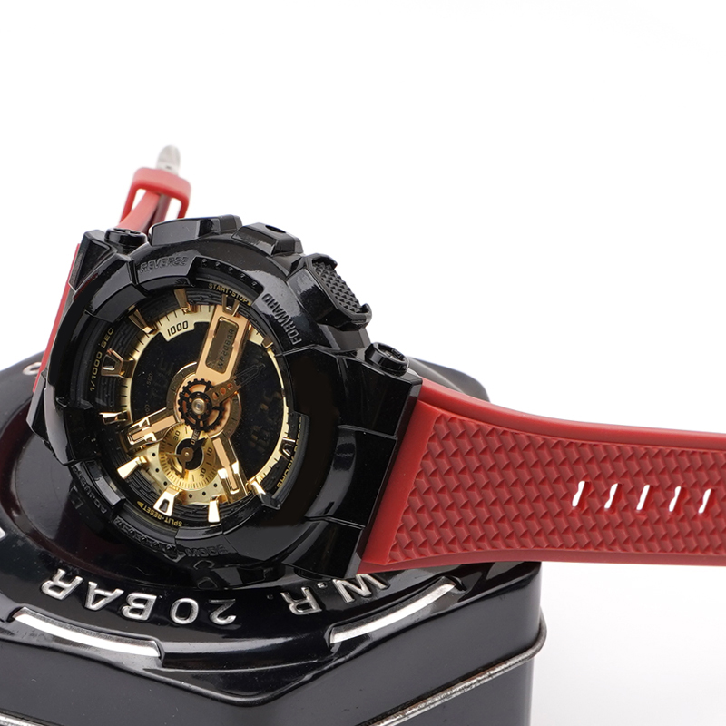 Купити Ремінець Casio accessories для G-Shock GA-100/110 полімерний червоний (SKU 1051-1090)